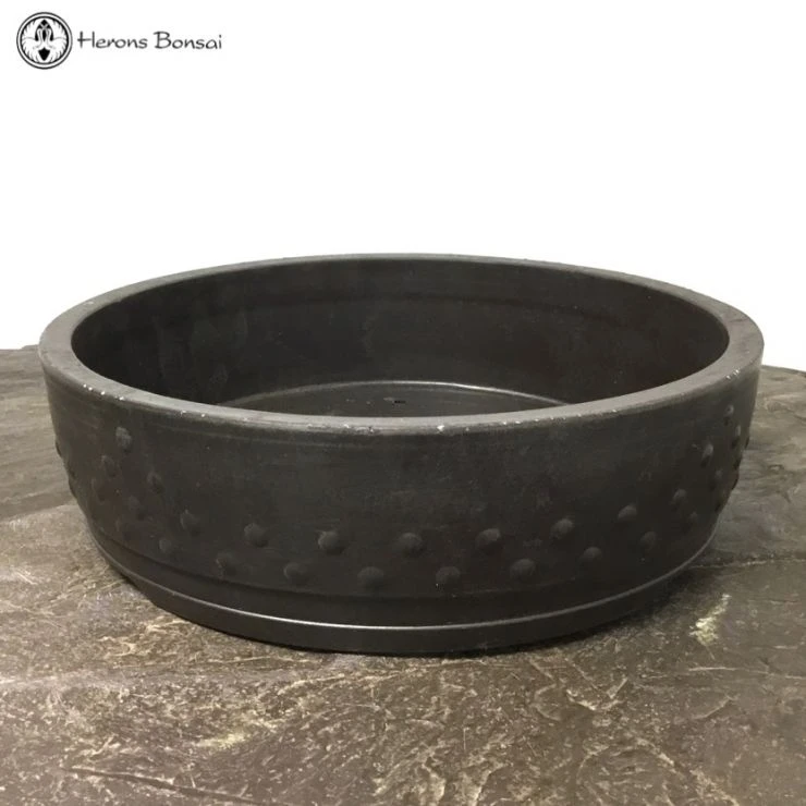 Round Mica Drum Bonsai Pot (44cm) 3 Round Mica Drum Bonsai Pot (44cm)