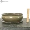 Olive Oval Bonsai Pot & Drip Tray (26cm) -BonsaiHub Shop Screenshot2023 11 01at1329411