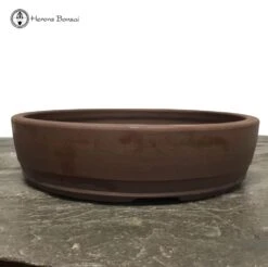 Japanese Tokoname Unglazed Drum Pot (28cm) -BonsaiHub Shop Screenshot 20210826 at 09.47.211