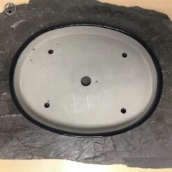 Dark Blue Glazed Oval Tokoname Bonsai Pot (46cm) -BonsaiHub Shop Screenshot 20220517 at 13.23.481