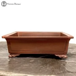 Tokoname Ceramic Bonsai Pot 32cm | Red Unglazed