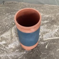Unglazed Cascade Pot Blue Decoration (21.5cm Tall) -BonsaiHub Shop Screenshot 2023 06 08 at 14.13.491