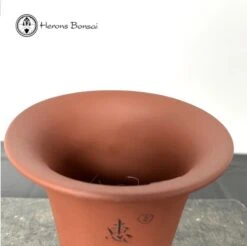 Round Unglazed Cascade Pot (24cm Tall) -BonsaiHub Shop Screenshot 2023 06 16 at 10.34.46
