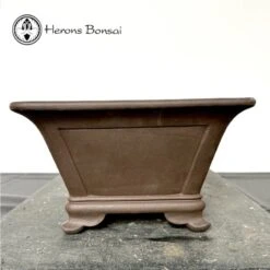 Square Unglazed Bonsai Pot (15.5cm)