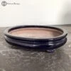 Tokoname Oval Dark Blue Glazed Pot (26cm) -BonsaiHub Shop Screenshot 2023 07 21 at 10.53.331