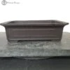 Rectangle Mica Bonsai Pot (panelled) 31.5cm