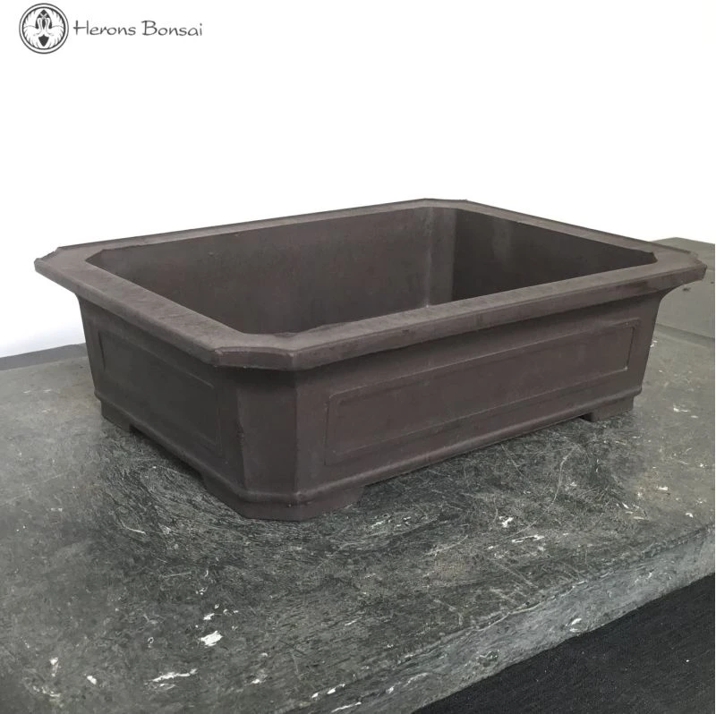 Rectangle Mica Bonsai Pot (panelled) 31.5cm 4 Rectangle Mica Bonsai Pot (panelled) 31.5cm - Image 2